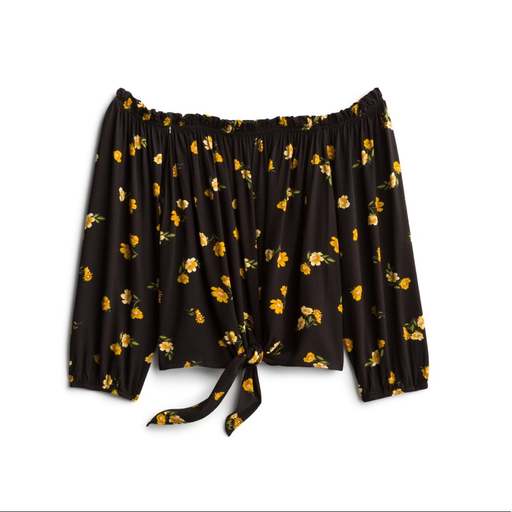 🍋Cietra Tie Front Top🍋